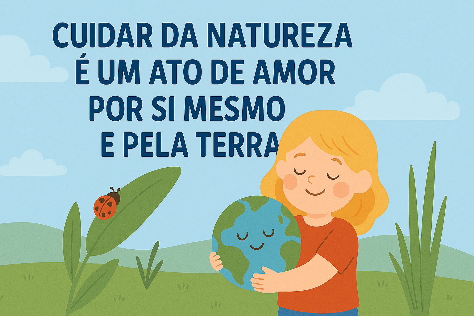 CUIDAR DA NATUREZA É UM ATO DE AMOR POR SI MESMO E PELA TERRA/
